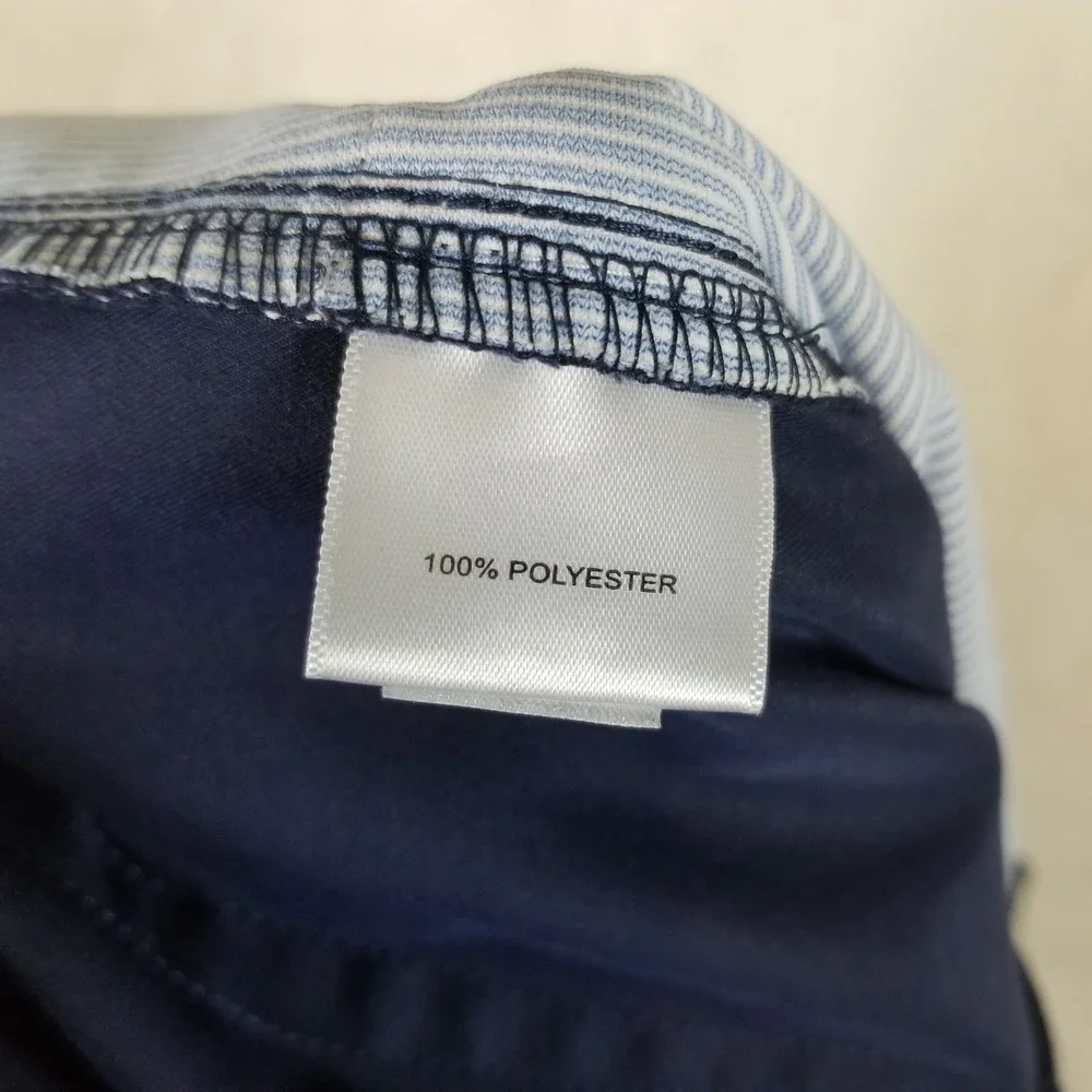 Peter Millar Tech‎ Golf Pants Mens 38x32 Navy Blue 5-Pocket Performance Chinos